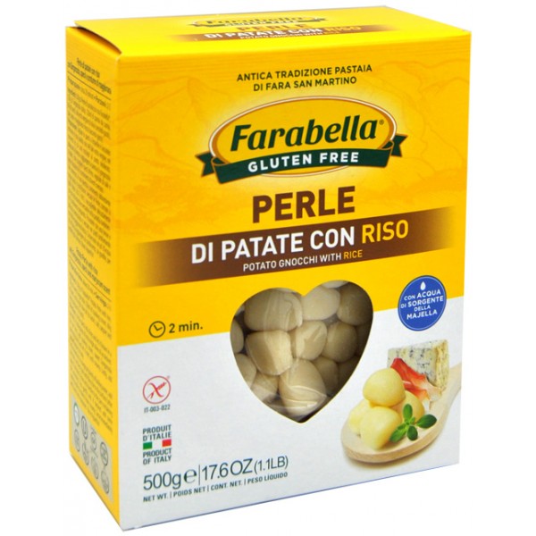 FARABELLA PERLE DI PATATE CON RISO 500G