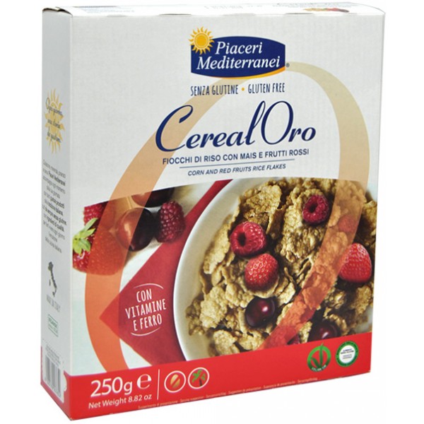 PIACERI MEDITERRANEI CEREL ORO FRUTTI ROSSI 250G