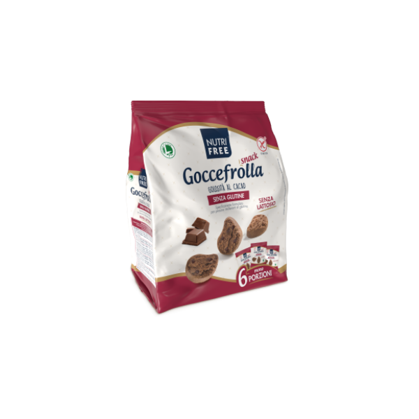 NUTRIFREE GOCCEFROLLA SNACK  AL CACAO 240G