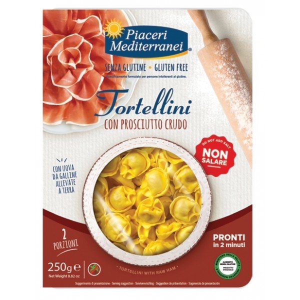 PIACERI MEDITERRANEI TORTELLINI AL PROSCIUTTO CRUDO 250G