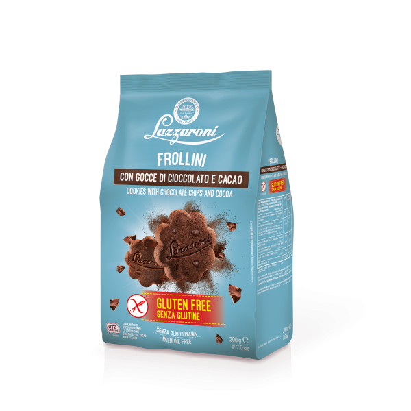 frollino con cacao e gocce di cioccolato