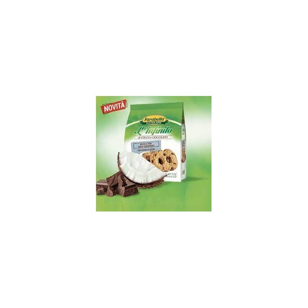 FARABELLA  BISCOTTI INFINITO AL COCCO ECIOCCOLATO 200G