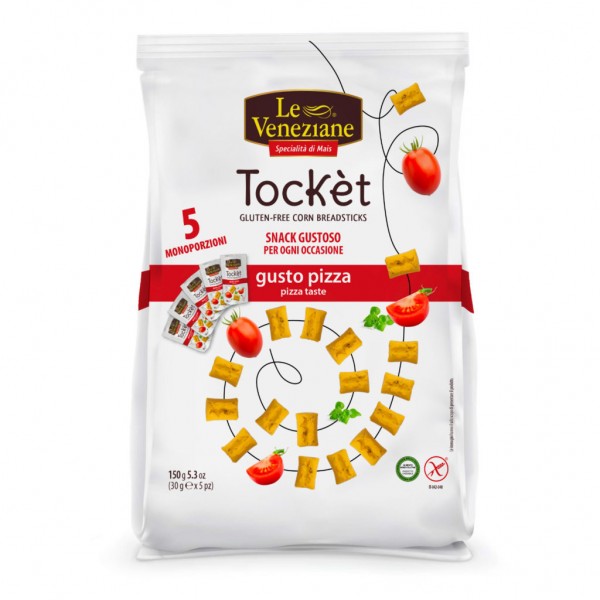 LE VENEZIANE TOCKET SNACK GUSTO PIZZA MULTIPACK 5X30G