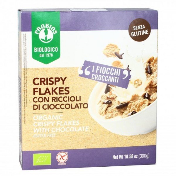 PROBIOS CRISPY FLAKES CON RICCIOLI DI CIOCCOLATO  300G