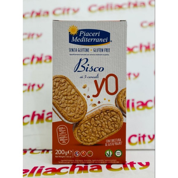 PIACERI MEDITERRANEI BISCO AI 5 CEREALI YO 4X50G