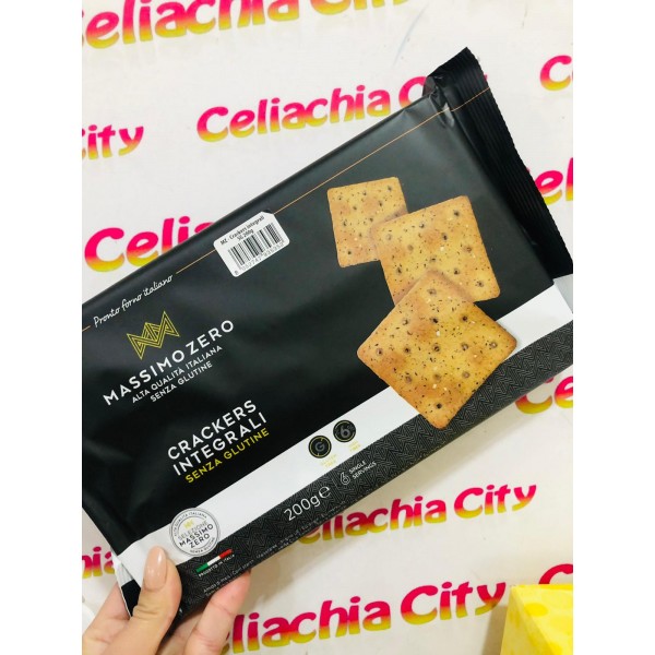 MASSIMO ZERO CRACKERS INTEGRALI PTAICHE MONOPORZIONE DA 6 200G