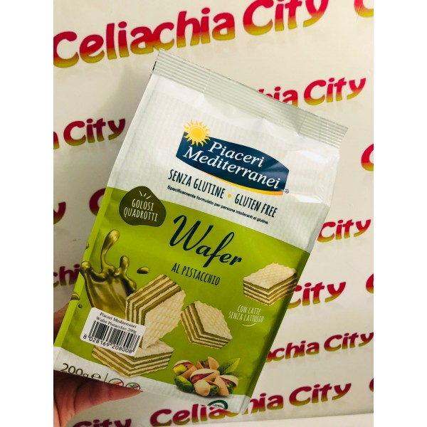 PIACERI MEDITERRANEI WAFER AL PISTACCHIO 200G