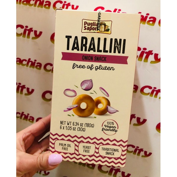 PUGLIA SAPORI TARALLI ALLA CIPOLLA 6X30G