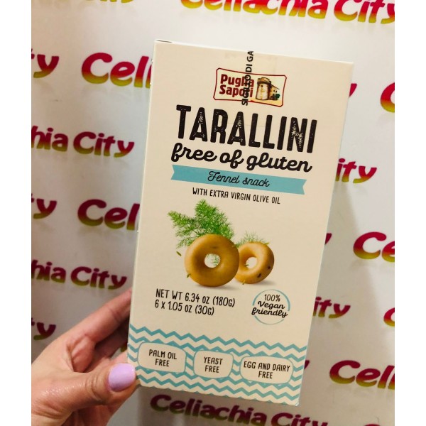 PUGLIA SAPORI TARALLINI AL FINOCCHIETTO 6X30G