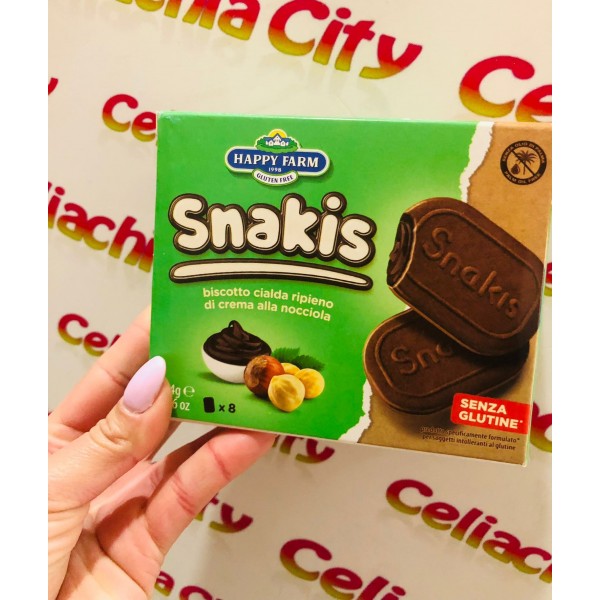 HAPPY FARM SNAKIS ALLA NOCCIOLA X 4