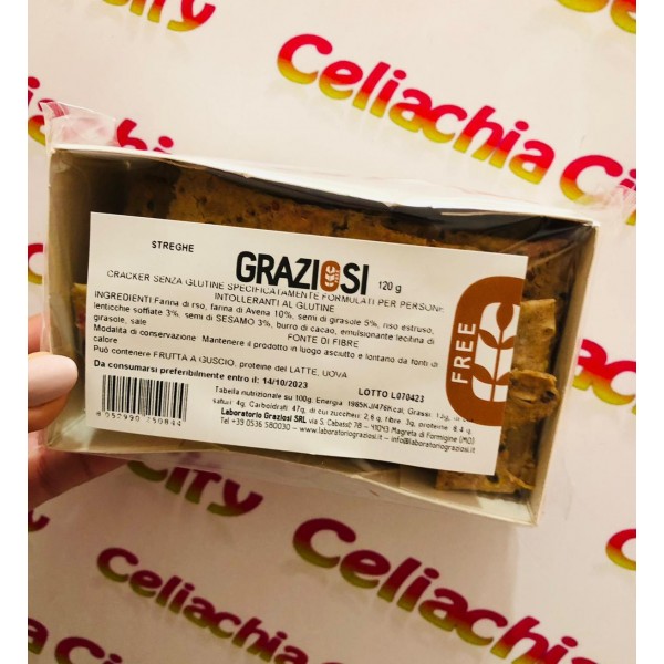 GRAZIOSI STREGHE CRACKERS 120G