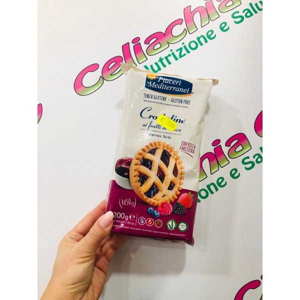PIACERI MEDITERRANEI CROSTATINE AI FRUTTI ROSSI CONF. Da 4 PZ