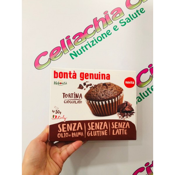 KEBONTA' TORTINA CIOCCOLATO 4X30G