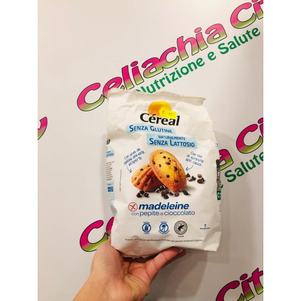 CEREAL MADELEINE CON PEPITE DI CIOCCOLATO