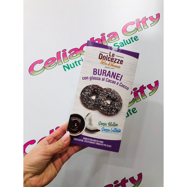 PASTA DI VENEZIA LE DOLCEZZE BURANEI CON GLASSA AL CACAO E COCCO 180G