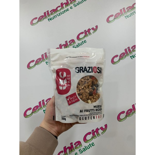 GRAZIOSI MUESLI AI FRUTTI ROSSI CON GRANO SARACENO  250G