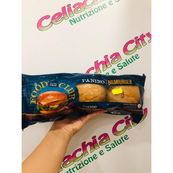 NUTRIFREE PANINO HAMBURGER 3X36G