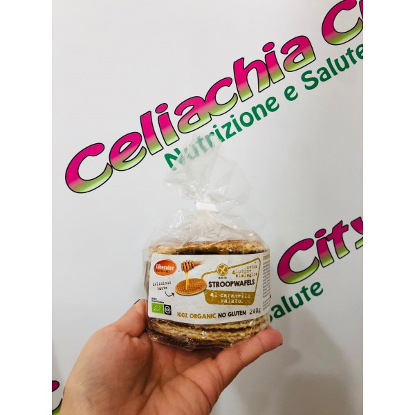 LIBERAIRE STROOPWAFELS AL CARAMELLO SALATO 240G