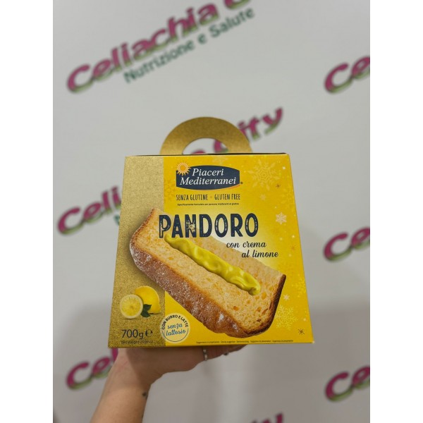 PIACERI MEDITERRANEI PANDORO CREMA AL LIMONE 700G