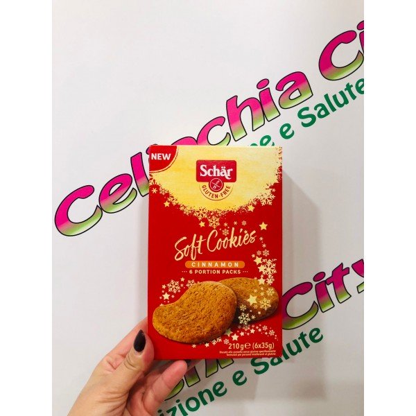 SCHAR SOFT COOKIES BISCOTTI ALLA CANNELLA 6X35G