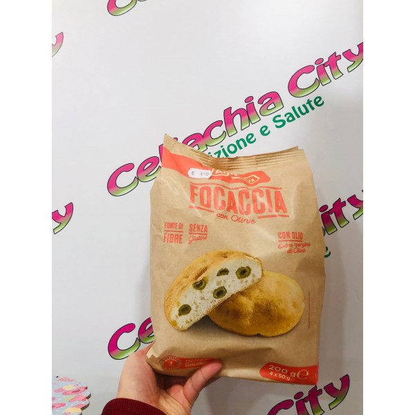 AGLUTEN FOCACCIA CON OLIVE 4X50G