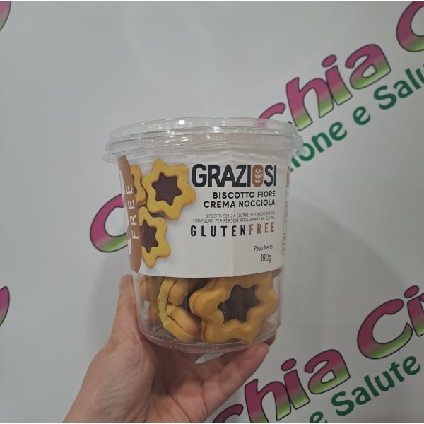 GRAZIOSI BISCOTTI FIORE NOCCIOLA 190G