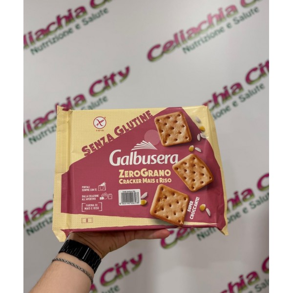 GALBUSERA CRACKER CON MAIS E RISO 8X40G
