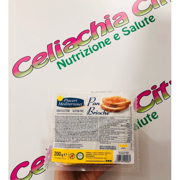 PIACERI MEDITERRANEI PAN BRIOCHE 200G