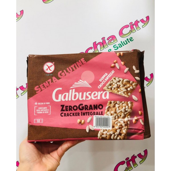 GALBUSERA CRACKER INTEGRALE CON RISO SOFFIATO 10x36G