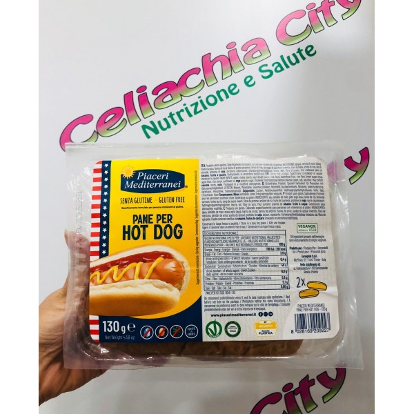 PIACERI MEDITERRANEI PANE PER HOT DOG 2X65G