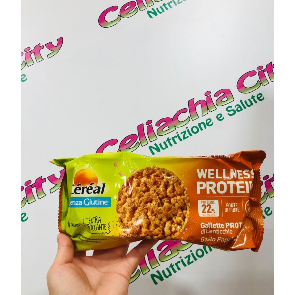 CEREAL GALLETTE PROTEICHE DI LENTICCHIE GUSTO PAPRIKA DOLCE 82G