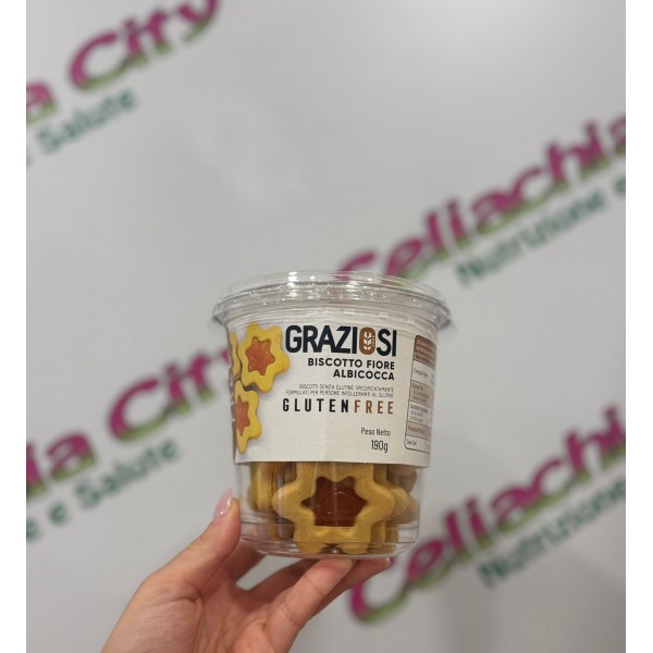 GRAZIOSI BISCOTTI FIORE ALBICOCCA 190G