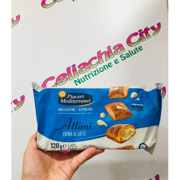 PIACERI MEDITERRANEI ATTIMI CREMA AL LATTE 120G