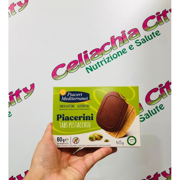 PIACERI MEDITERRANEI PIACERINI TABS PISTACCHIO 4X15G