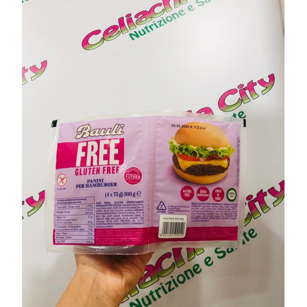 DORIA PANINO PER HAMBURGER 4X75G