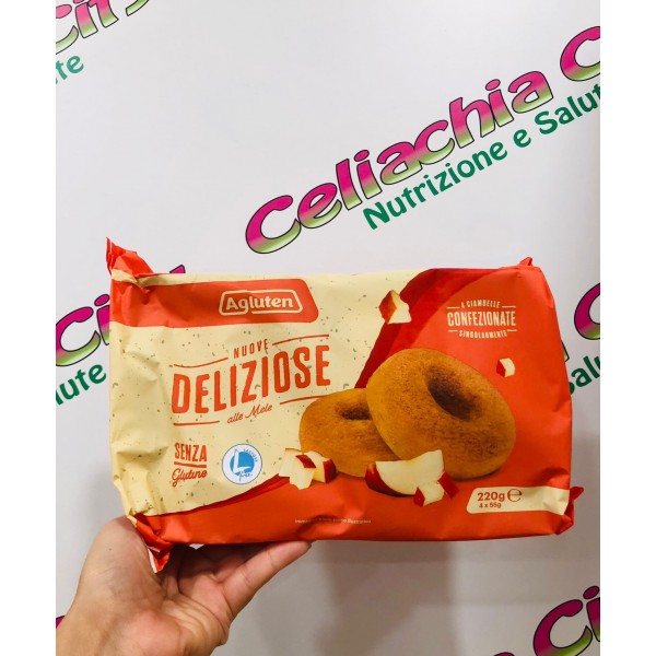 AGLUTEN LE DELISIOSE ALLA MELA 4X55G