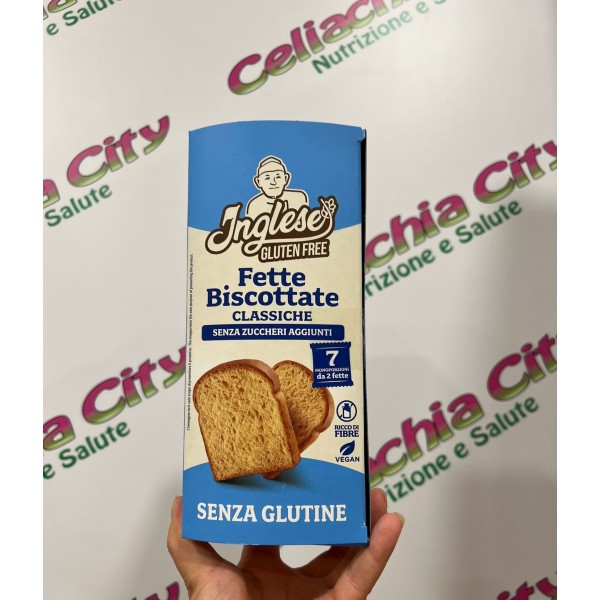 INGLESE FETTE BISCOTTATE CLASSICHE SENZA ZUCCHERI AGGIUNTI 7 MONOPORZIONE DA 2