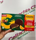 GIUSTO DISCO WAFER GIANDUIA FONDENTE E ARANCIA  3X24G