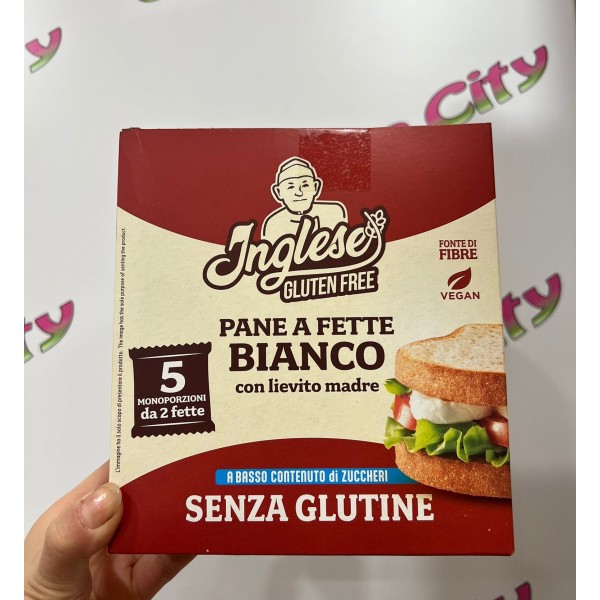 INGLESE PANE A FETTE BIANCO 5 MONOPORZIONE DA 2