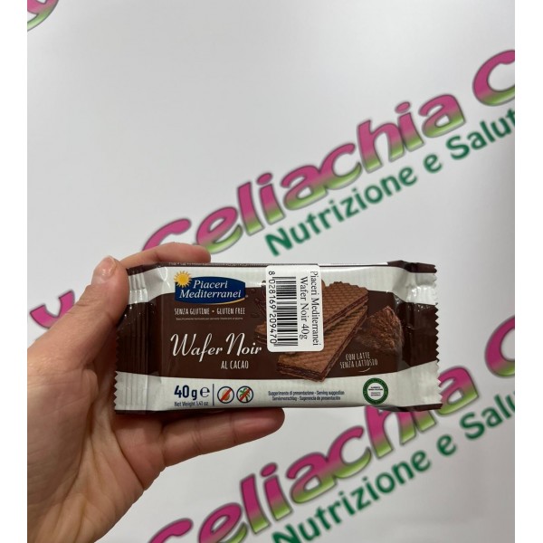 PIACERI MEDITERRANEI WAFER NOIR AL CACAO 40G
