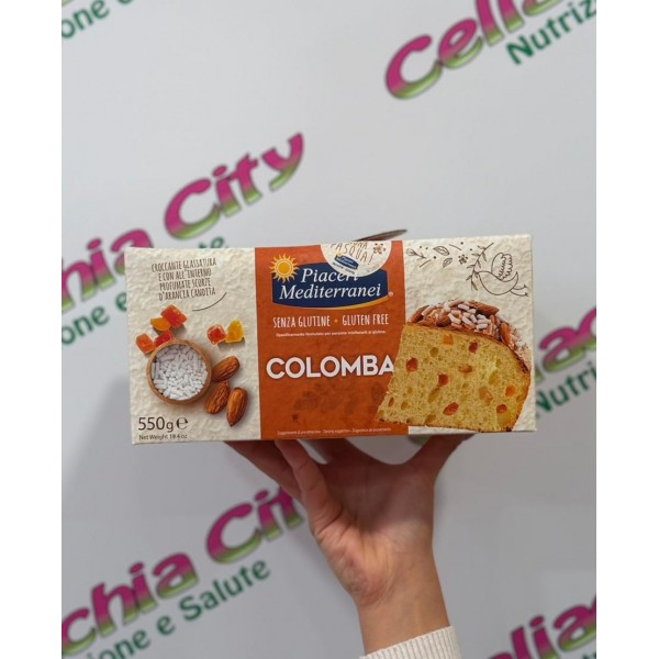 PIACERI MEDITERRANEI COLOMBA CLASSICA CON SCORZA D'ARANCIA CANDITE 550G