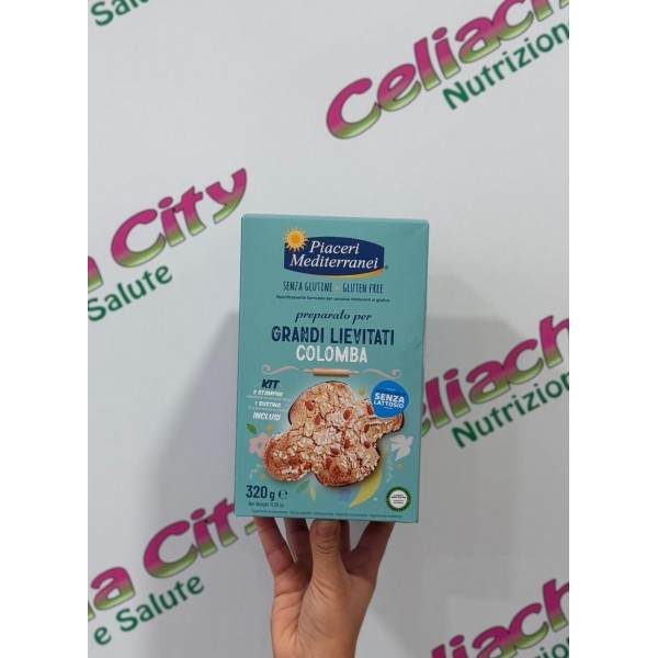 PIACERI MEDITERRANEI PREPARATO PER GRANDI LIEVITATI COLOMBA KIT 320G