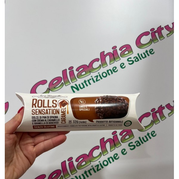 LUCA TOMASELLO ROLLS SENSATION CARAMEL 4X18G