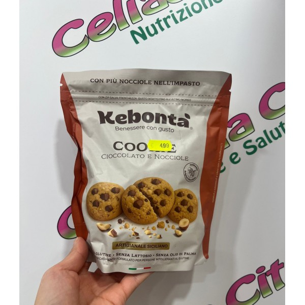 KEBONTA' COOKIE CIOCCOLATO E NOCCIOLA 200G