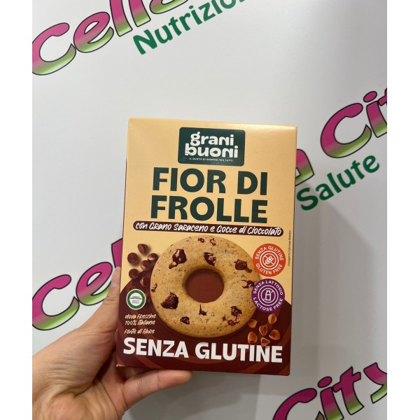 GRANI BUONI FIOR DI FROLLE CON GRANO SARACENO E GOCCE DI CIOCCOLATO 150G