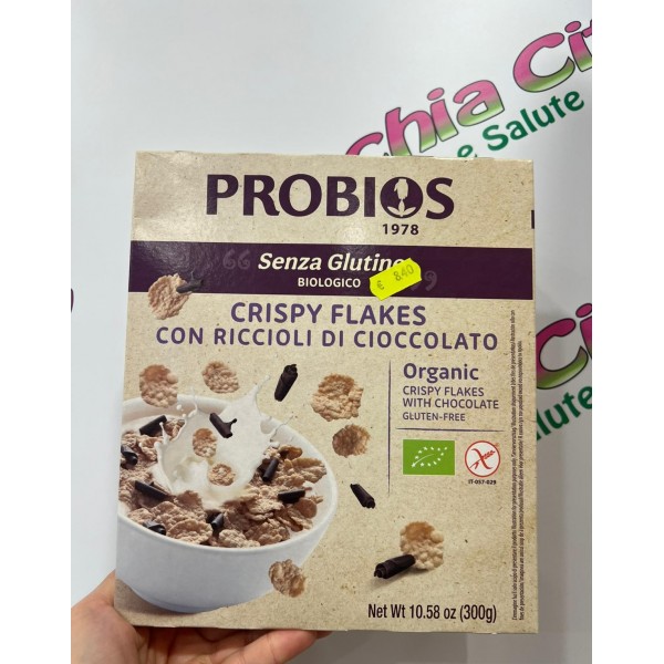 PROBIOS CRISPY FLAKES CON RICCIOLI DI CIOCCOLATO  300G