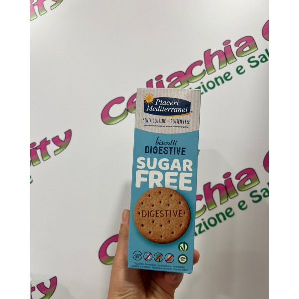 PIACERI MEDITERRANEI BISCOTTI DIGESTIVE SUGAR FREE 160G