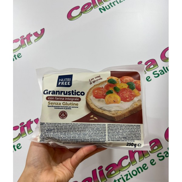 NUTRIFREE GRANRUSTICO CON FARINA INTEGRALE 250G