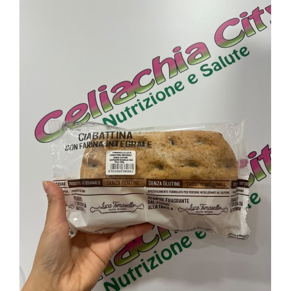 LUCA TOMASELLO CIABATTINA CON FARINA INTEGRALE 100G