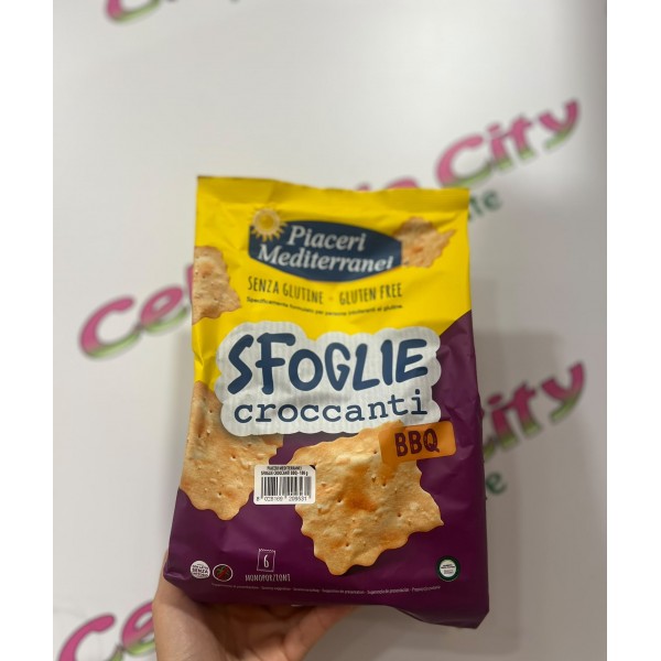 PIACERI MEDITERRANEI SFOGLIE CROCCANTI BBQ 6X30G